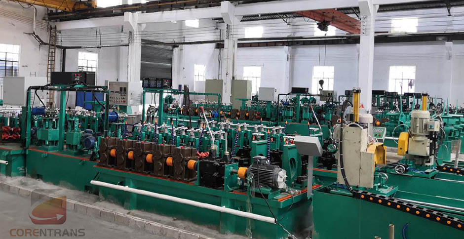 Process Flow of High Frequency Welded Pipe Unit1